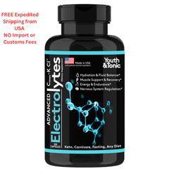 Complete Electrolyte Supplement Pills High Absorption | 100 Count (Pack of 1)