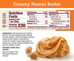 High Protein Creamy Peanut Butter Bars – Convenient On-The-Go Snack (20 Bars)