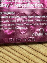 Vitabiotics Pregnacare Him & Her Conception Tablets (x60) Exp:05/2028