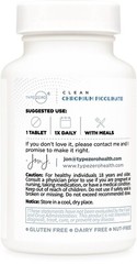 Type Zero Clean Chromium Picolinate Tablets (120 Count) 1,000 MCG Per Serving