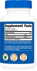 Nutricost CDP Choline (Citicoline) 300mg, 60 60 Count (Pack of 1), Red