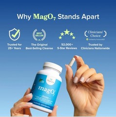 NbPure MAG O7 CLEANSE 90 Capsules ( 30 Servings ) Works Over Night For Bloating