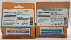 2PK PartySmart For a Better Morning ~ 12 Vegetarian Capsules Each ~ EXP 5/26