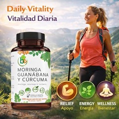 Moringa, Guanabana & Curcuma (Moringa, Soursop, & 90 Count (Pack of 1)