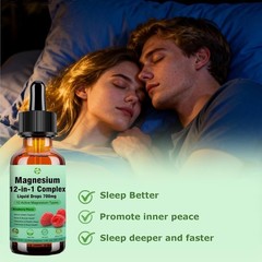 Complex Liquid Drops 700mg, High Absorption Magnesium Glycinate Citrate Malate T