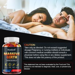 Male Enhancing Supplement Massive Girth Gummies Grow Naturally Thicker Bigger