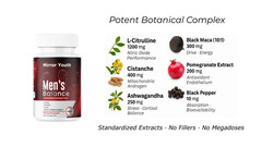 Male Supplement for Stamina Performance & Stress | Black Maca Pomegranate