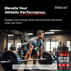 DIDACAT NITRIC OXIDE Capsules Improve athletic performance And Muscle Health