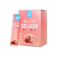 4 Boxes Mana Rose Hip Collagen Reduce Dark Circles Bright Aura Skin Anit-Oxidant