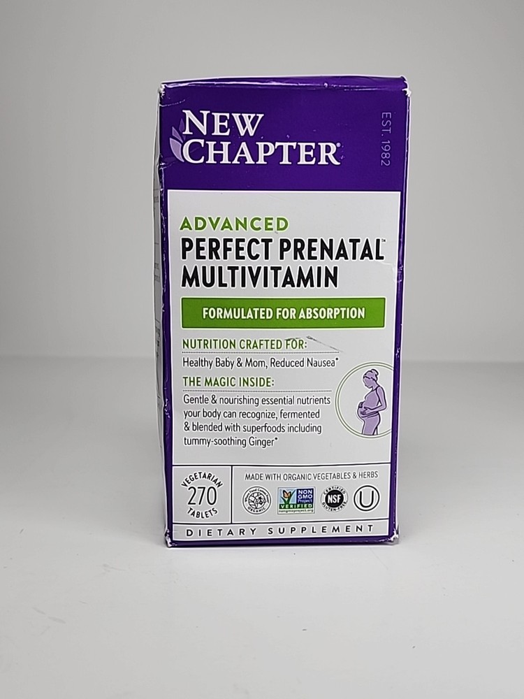 NEW CHAPTER Perfect PreNatal MultiVitamin 270ct *EXP: 08/26*