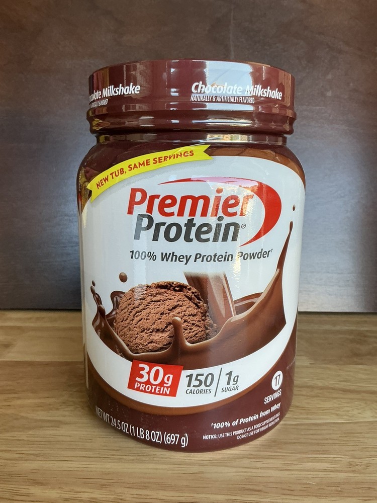 Premier Protein Whey Protein Powder Chocolate 1.5lb (6/26)