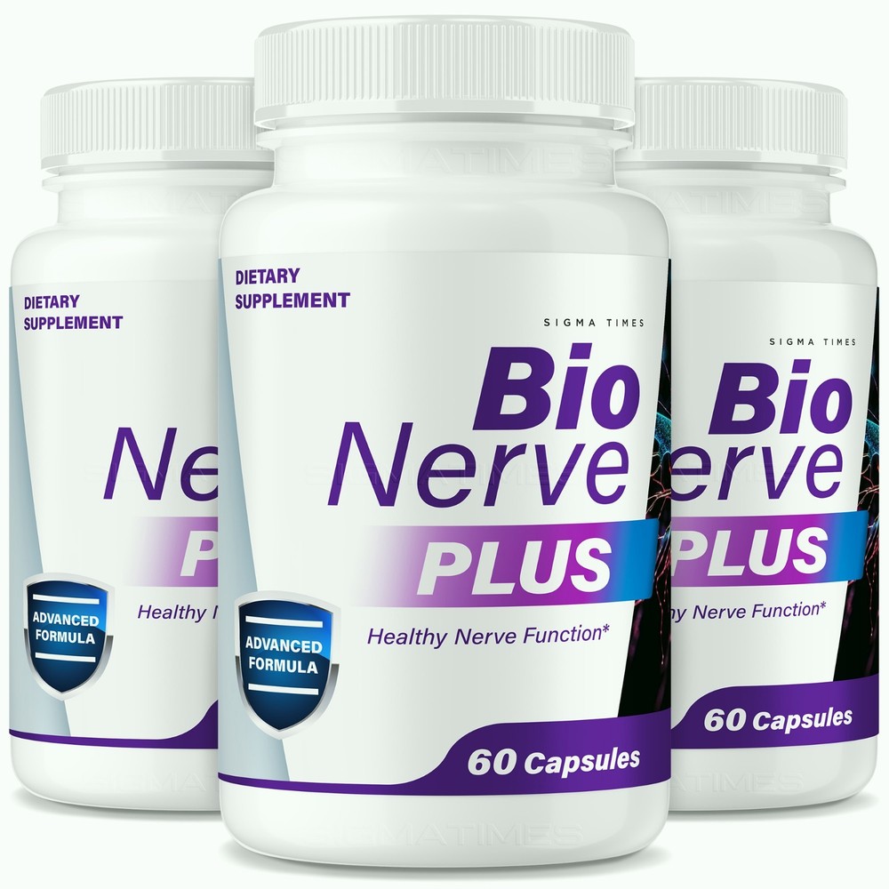Bio Nerve Plus, Premium BioNerve + Nerve Support Formula – 3 Pack