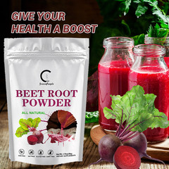 Organic Beet Root Powder Raw Pure Beta Vulgaris Nitric Oxide Booster Non GMO