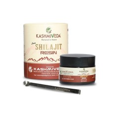 KASHMIVEDA Shilajit Resin 40 Gram, 75% Fulvic Acid Organic 100% Pure 120 Serving