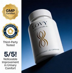 Lovy Urocontrol Capsules Bladder Support Supplement 60ct Non-GMO Vegan