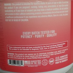 RAW NUTRITION Essential Pre Workout 30 Serv 13.97 OZ Strawberry Kiwi BB 03/27