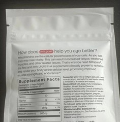 Time-Line Longevity Supplement Mitopure Urolithin A 60 Softgels Exp 11/2026 New!