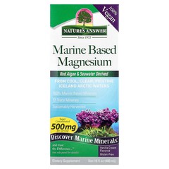 2 X Nature’s Answer, Marine Based Magnesium, Vanilla Cream, 16 fl oz (480 ml)
