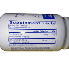 Pure Encapsulations Peptic Care Zinc L Carnosine 60 Capsules New EXP 12/26