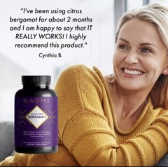 Cholesterol Reduction & Cardiovascular Support NAOMI Italian Citrus Bergamot