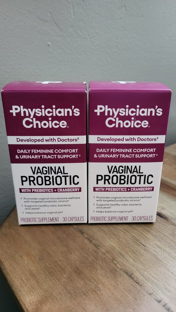 Physician’s Choice Vaginal Probiotic for Women – 60 count – Exp 09/2027