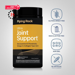 Piping Rock Joint Support Supplement for Women and Men | 60 Count (Pack of 1)