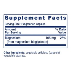 Life Extension Magnesium Glycinate, Heart Health, Bone Health, Nerve and Mus…