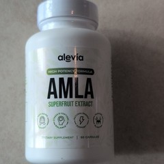 Alevia High Potency Amla Fruit Extract 1,000 mg Capsules, 60 Count