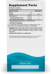 Nordic Naturals Ultimate Omega 2X 180 Softgels Extra Strength Fish Oil New