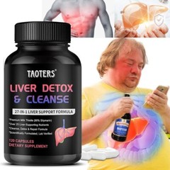 Vegetarian Capsules – Liver Cleanse, Detox and Repair Milk Thistle Supplement