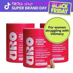 URO – Vaginal Moisture & Mood Capsule (3 Pack) by O Positiv