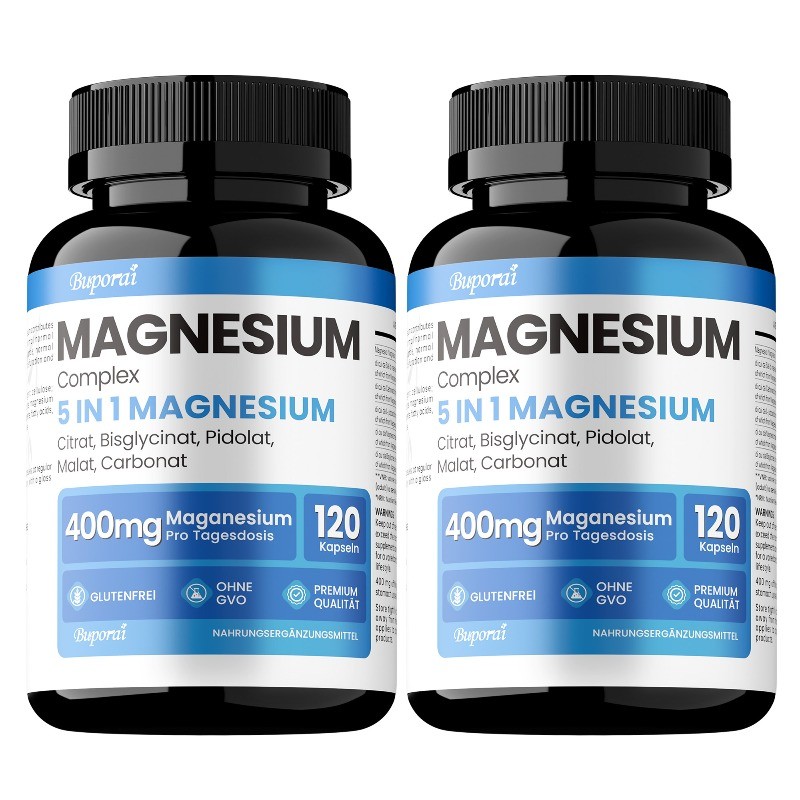 Magnesium Complex 240pcs, Energy, Brain Health, Improves Memory and Cognition