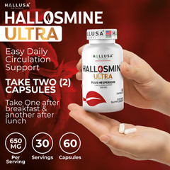 Hallosmine Ultra – Support Healthy Circulation – Blood Circulation Supplements