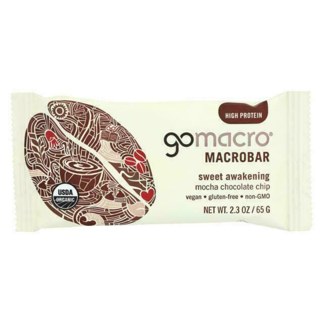 GOMACRO, BAR, OG2, Mocha, Choc CHIP, Pack of 12, Size 2.3 OZ – No Artificial …