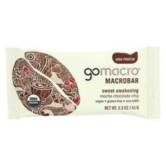 GOMACRO, BAR, OG2, Mocha, Choc CHIP, Pack of 12, Size 2.3 OZ – No Artificial …