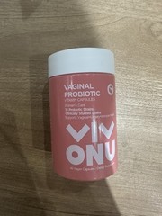 VIVONU pH Balance Vaginal Probiotics, 60 Capsules Women’s Care Vitamin Supplemen