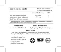 Dr. Sebis Cell Food Bromide Plus Irish Sea Moss Capsules with Bladderwrack – …