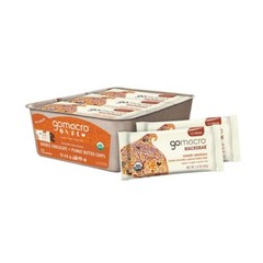 Gomacro Organic Macrobar Double Chocolate Peanut Butter Chip 2.3 Oz