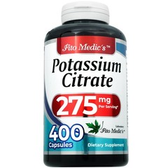 FITO Medic’S Lab Potassium Citrate Supplement, 400 400 Count (Pack of 1)