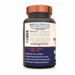 Grow Beyond Collagen Multi Collagen Capsules Types I II III V and X, with Biotin