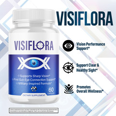 (3 Pack) Visiflora Pills Advanced Vision Support Supplement Visi Flora 180 Caps