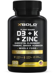 Vitamin D, K2, K1, Zinc, Quercetin, Elderberry, Turmeric, Ginger Echinacea W…