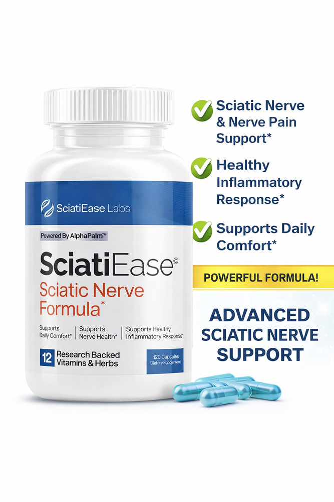 SciatiEase Labs Sciati Ease Sciatic Nerve Formula 120 Cap latest ! Exp 12-2026
