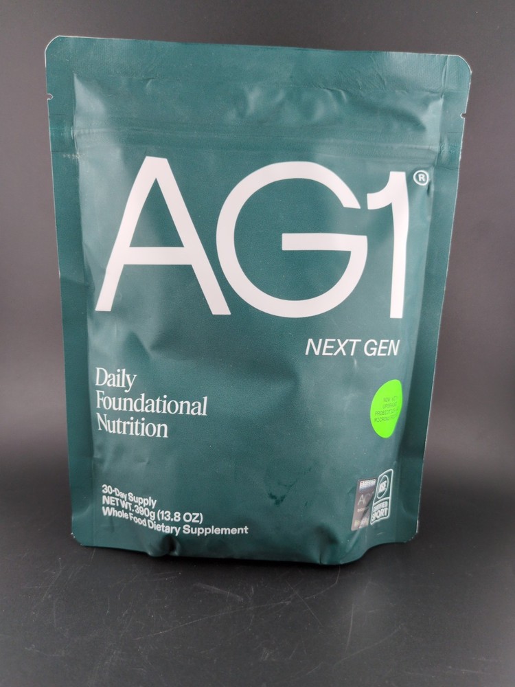 AG1 Next Gen Athletic Green 30 Day Supply 13.8 Oz Expires 12/26 New 390g Sealed