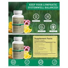 latest Formula, Capsules,Sculptique Ultimate 60 Lymphatic Potency Drainage Capsu