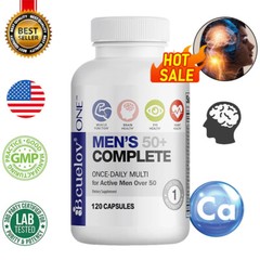 MEN’S 50+ COMPLETE Improve Memory Speed Up Muscle Recovery Promotes Fat Loss