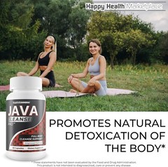 Java Colon & Full Body Cleanse Support Supplement Fennel Cayenne Buckthorn Senna
