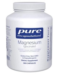 Pure Encapsulations Magnesium (glycinate) 120mg – 360 Capsules Exp: 2028