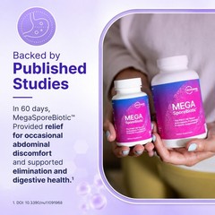 Shelf-Stable Spore Probiotic, Boost Gut Barrier & Microbial Diversity, 60 Count