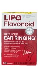 Lipo Flavonoid Plus Ear Ringing Dietary Supplement Caplets 1,000 mg 100 Count